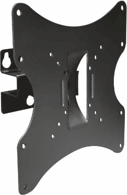 Supporto a Muro Inclinabile per TV 17-42'' Nero