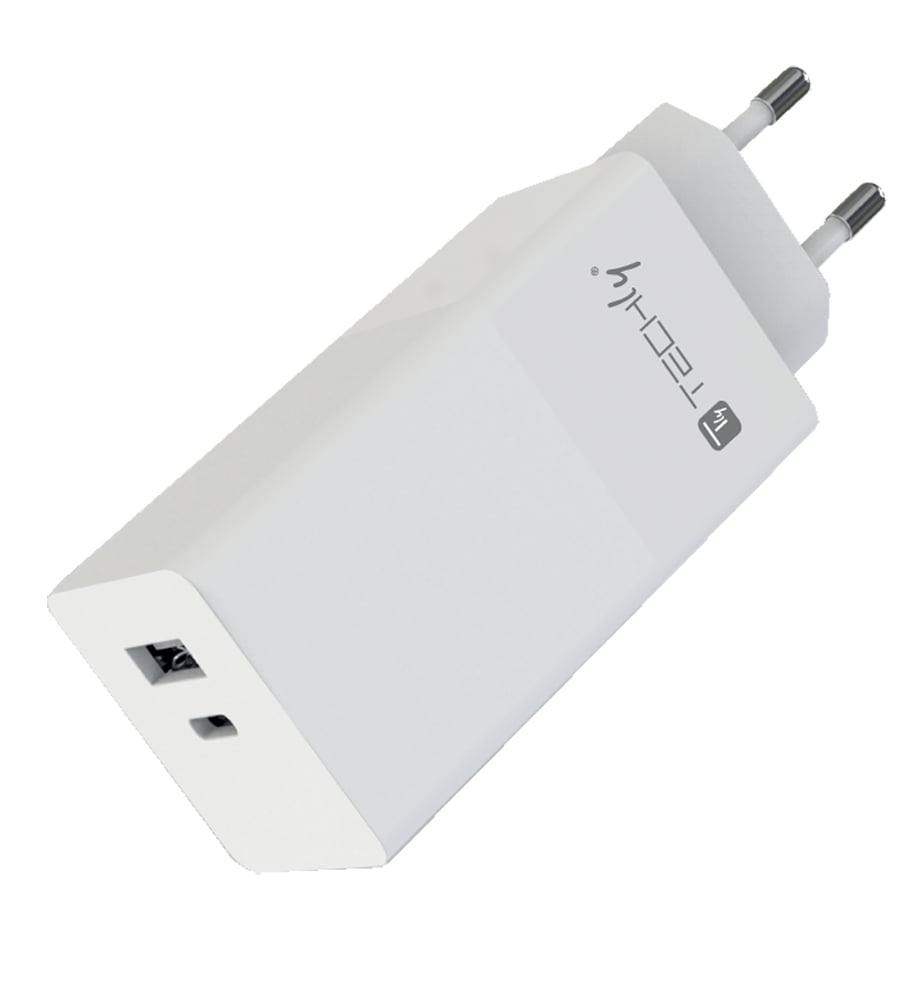 Caricatore Alimentatore USB-C™ e USB-A da Muro 100W per Smartphone o Tablet