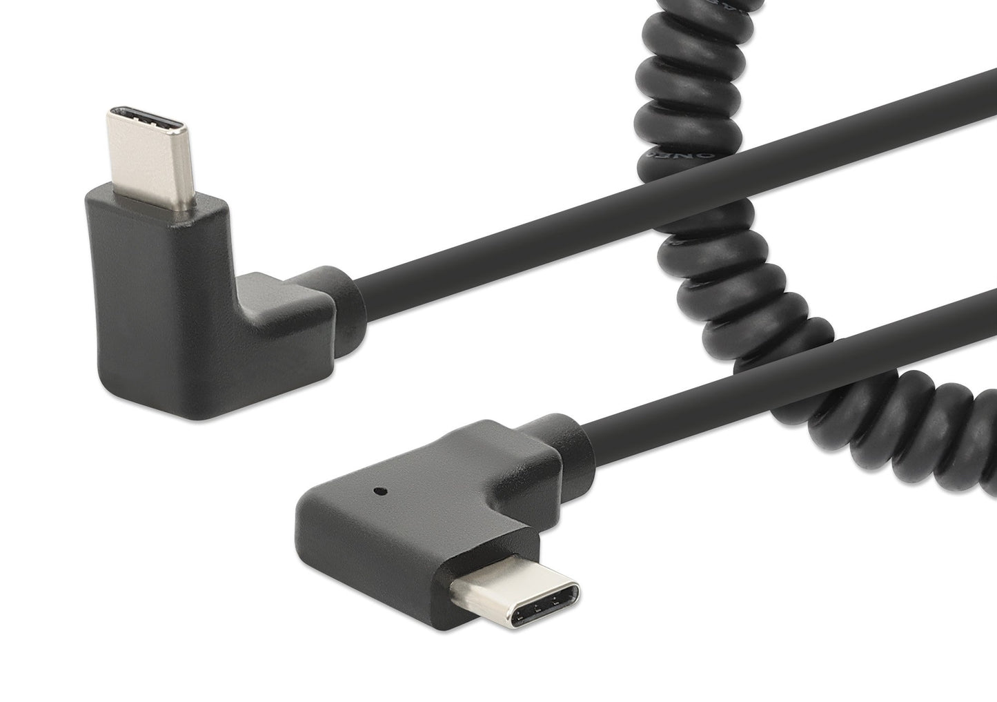 Cavo di Ricarica USB-C™ a USB-C™ 1m Spiralato Nero