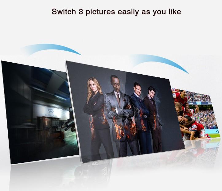 Switch HDMI 3 IN 1 OUT con Telecomando 4K UHD 3D