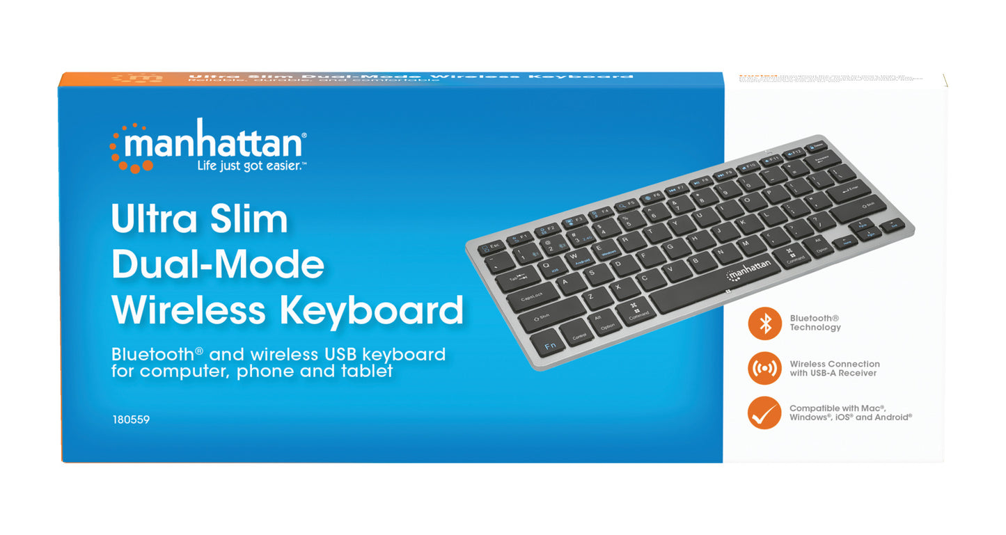 Tastiera wireless dual-mode ultra sottile