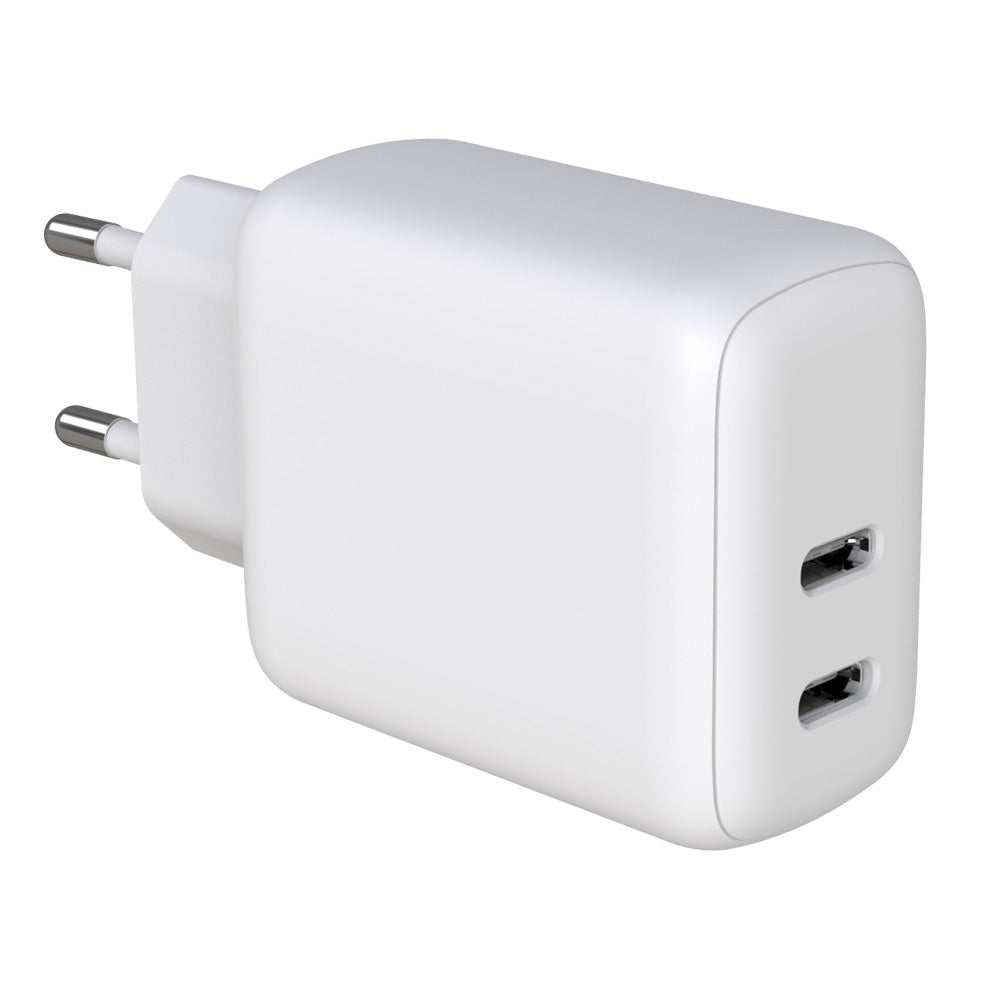 Caricatore Alimentatore 2 porte USB-C da Muro 35W