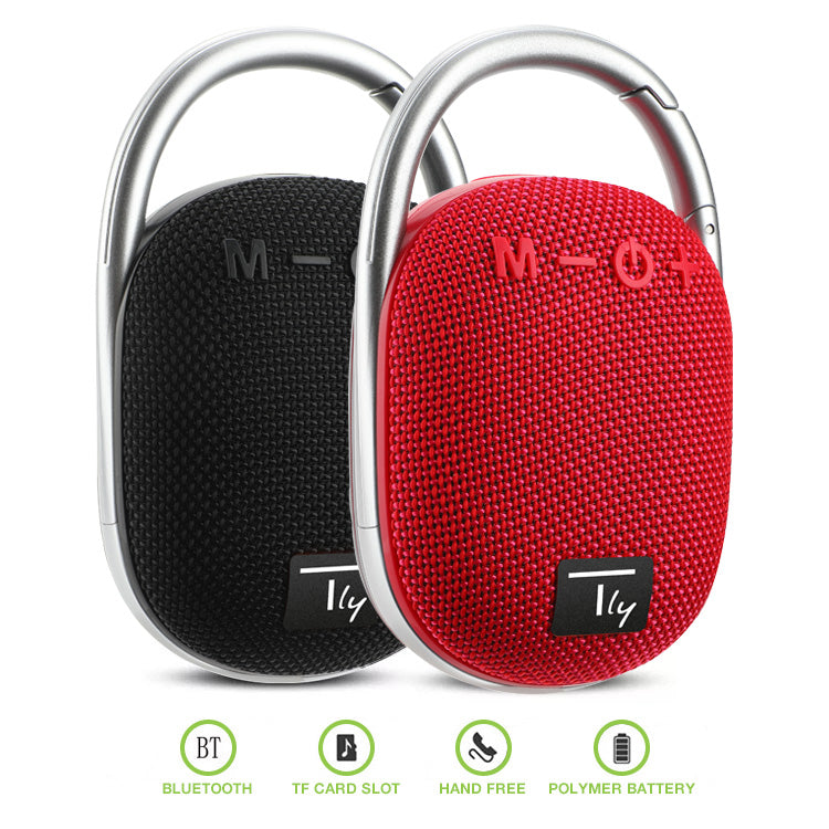 Mini Altoparlante Wireless BT V5.3 Speaker Luce LED Vivavoce TF USB Rosso