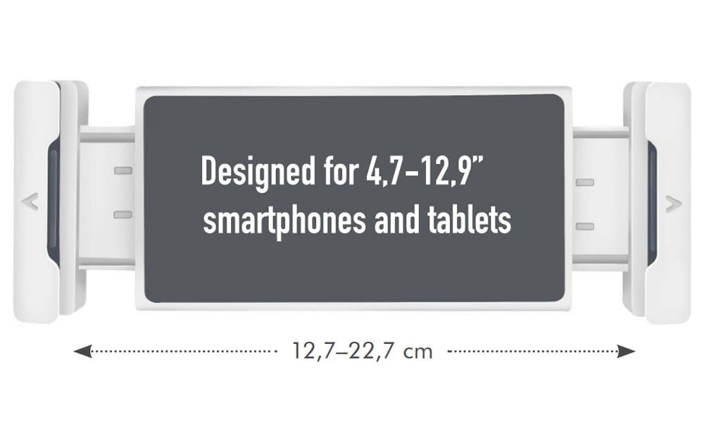 Supporto da Pavimento Inclinabile e Girevole per Dispositivi Mobili da 4.7'' a 12.9''