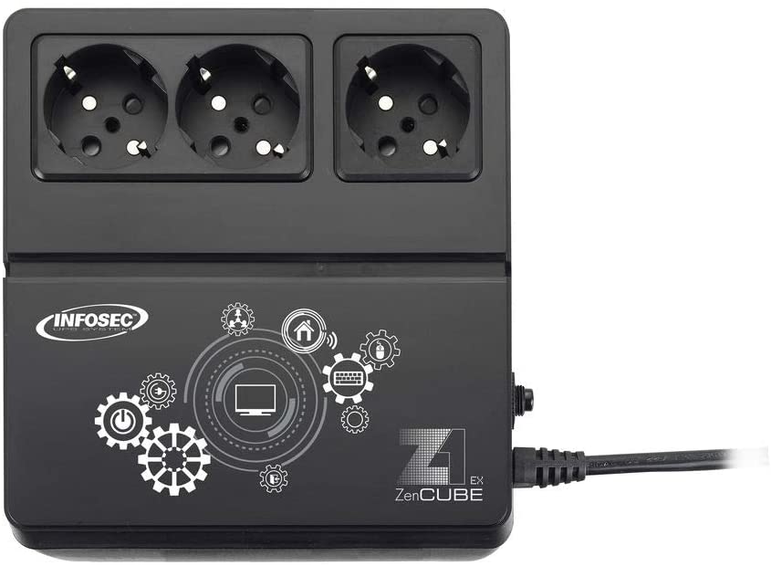 Gruppo di Continuità UPS Z1 400VA CUBE Offline Nero