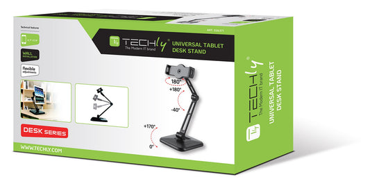 Supporto Estensibile per Tablet e i-Pad 4.7''-12.9'' da Scrivania e da Muro