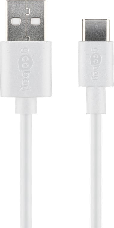 Cavo USB A Maschio 2.0 / USB-C Maschio 0,5m Bianco