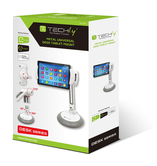 Supporto Universale da Tavolo per Smartphone e Tablet fino a 10''