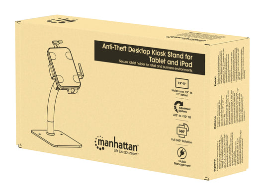 Supporto da Banco Antifurto per Tablet 7,9-11'' con Rotazione 360°