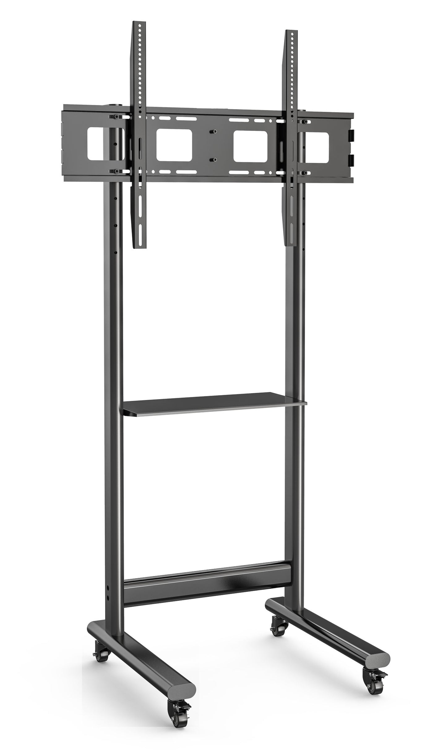 Supporto da Pavimento TV LCD/LED 50-90'' Altezza Regolabile con Mensola