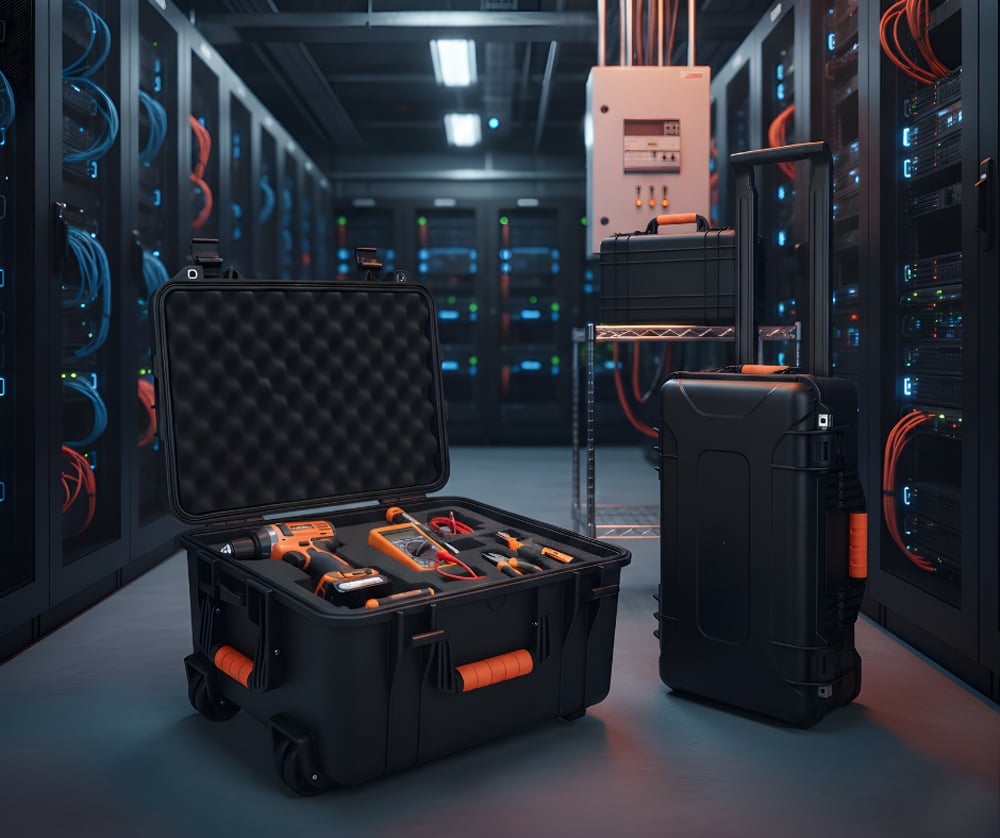 Valigetta Protettiva Da Trasporto Portautensili in ABS 335x236x126 mm