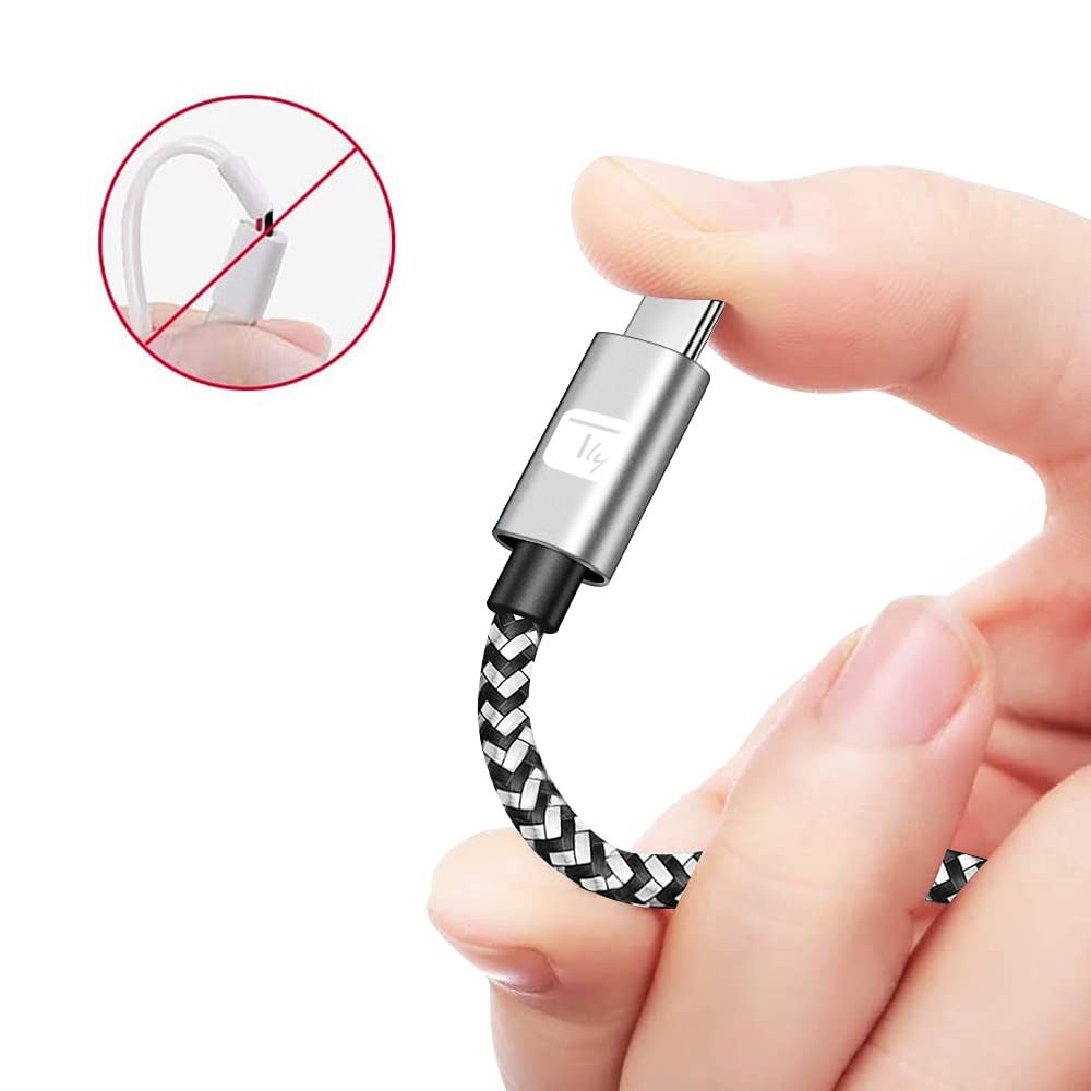 Cavo USB-C Maschio 2.0 / USB-C Maschio Angolato 3A 2 m Alluminio