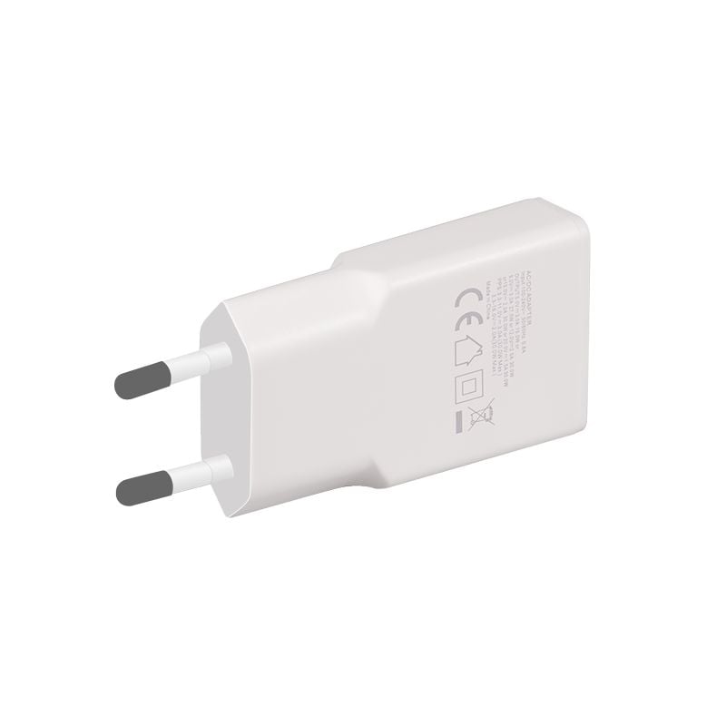 Caricatore Alimentatore GaN USB-C (PD) da Muro 30W Bianco
