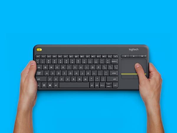 TASTIERA WIRELESS LOGITECH K400 PLUS 920-007135 BLACK