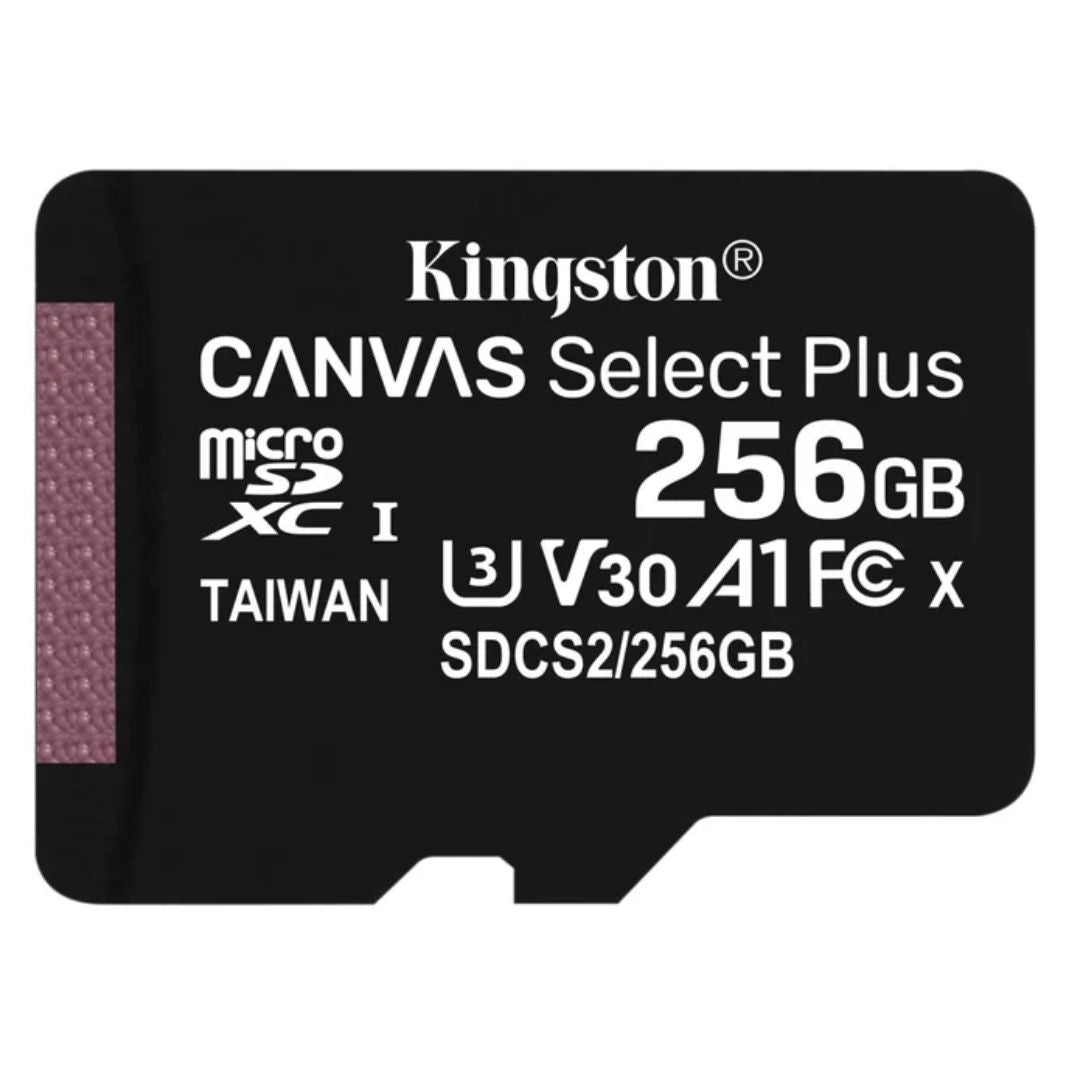 MEMORY CARD MICRO SD/TRANSFLASH 256GB KINGSTON CLASSE 10 SDCS3/256GB
