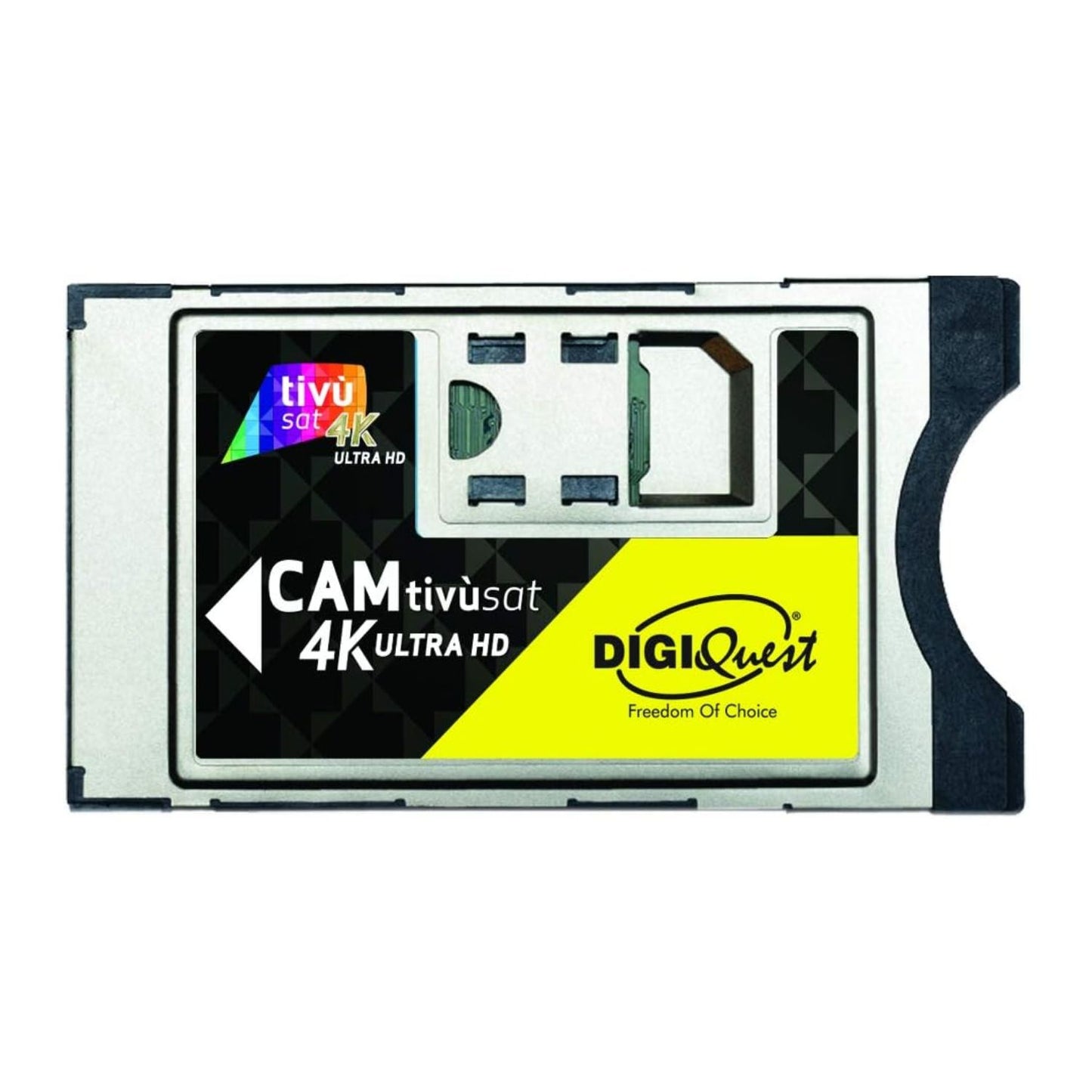 MODULO FASTCAM 4K UHD TIVUSAT + SMARTCARD TIVÙSAT NERA DIGIQUEST BUNDLETVSAT4K
