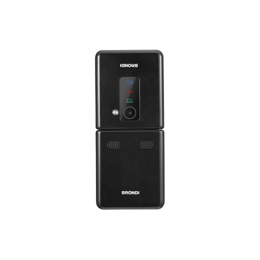 CELLULARE BRONDI FLIPPER DUOS BLACK METAL ITALIA