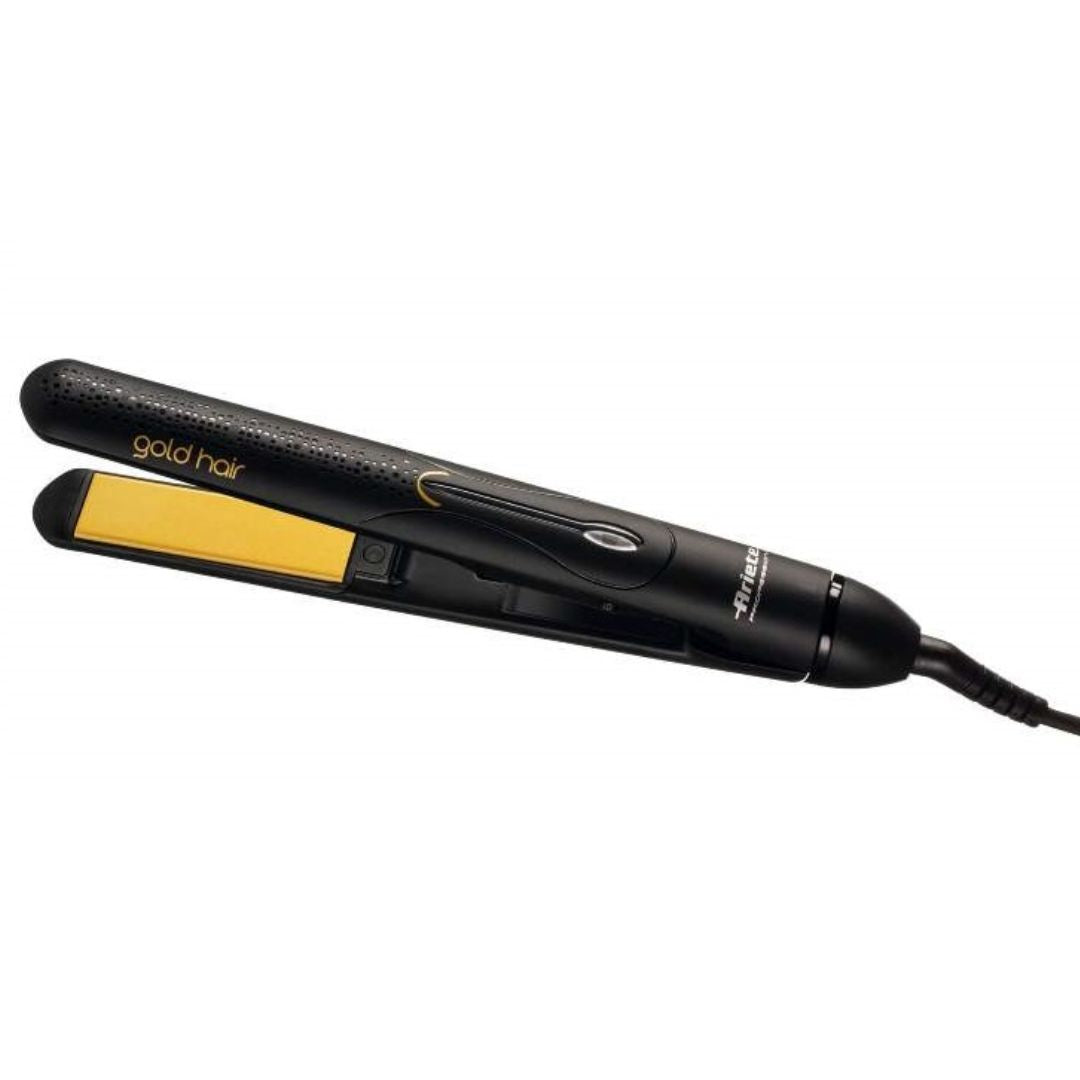 PIASTRA PER CAPELLI ARIETE GOLD HAIR PERFECT STRAIGHTAR8144 BLACK