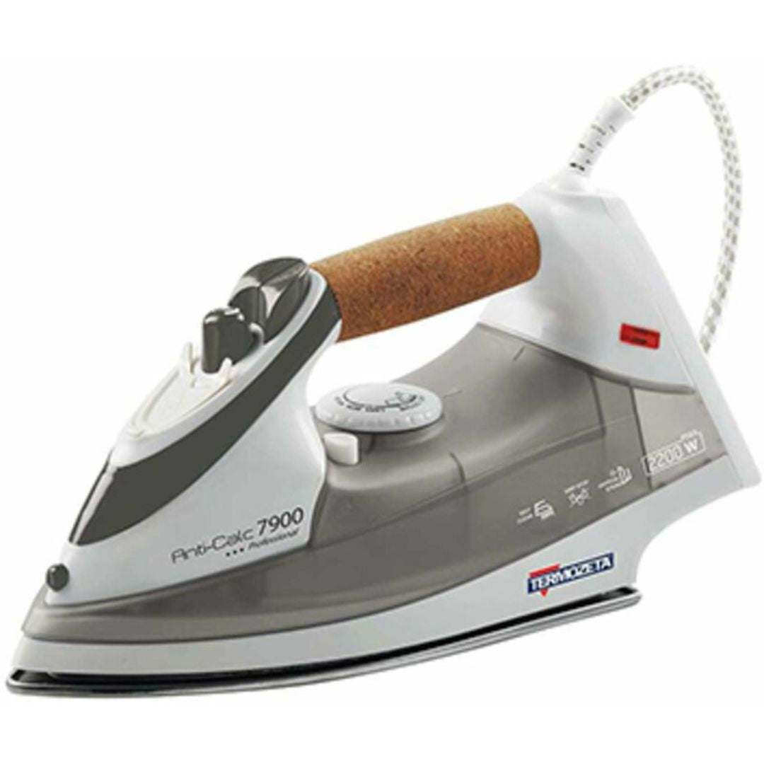 FERRO DA STIRO VAPORE 2200W TERMOZETA 7900S WHITE/GREY