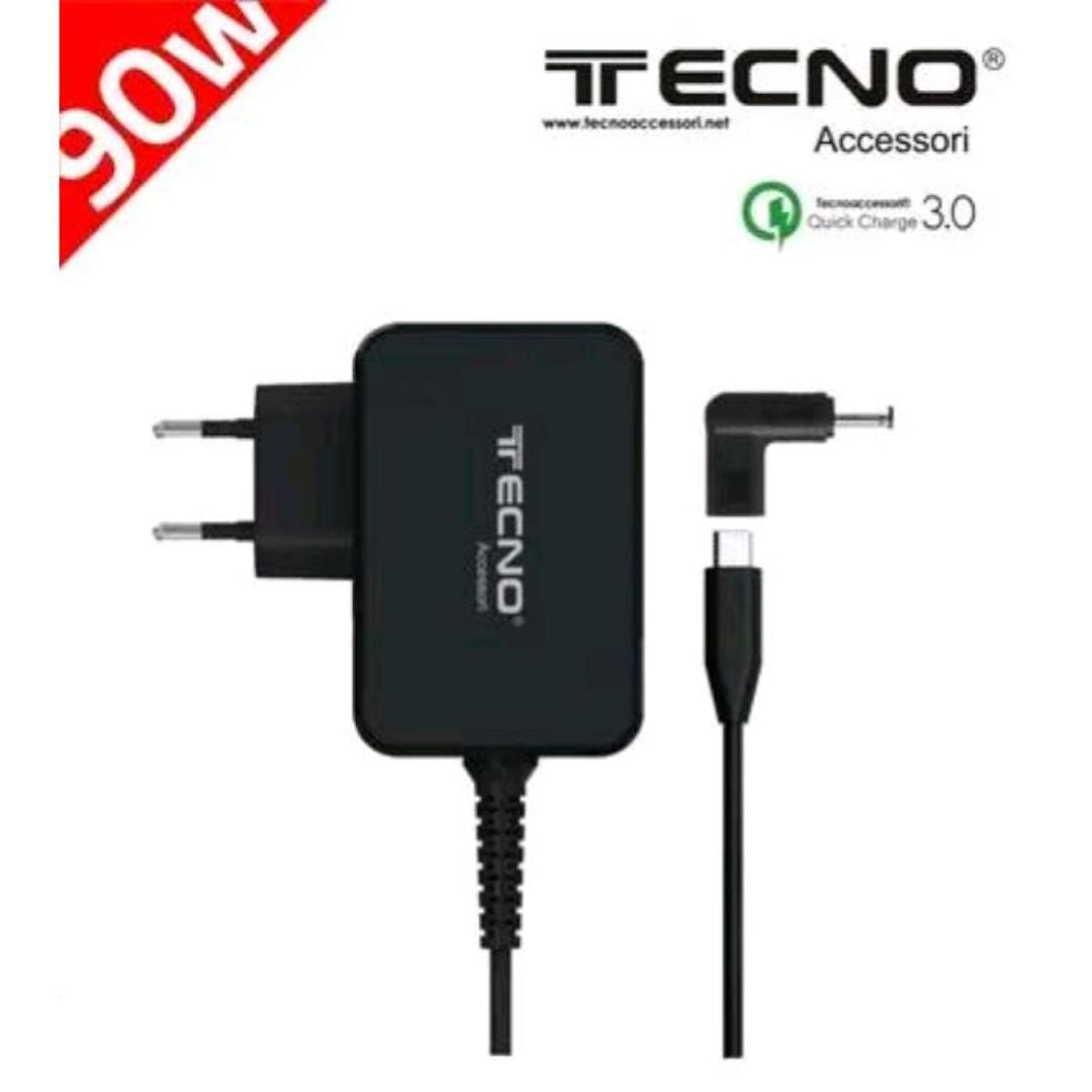 ALIMENTATORE UNIVERSALE PER NOTEBOOK TECNO ACCESSORI 90W TYPE-C 7069