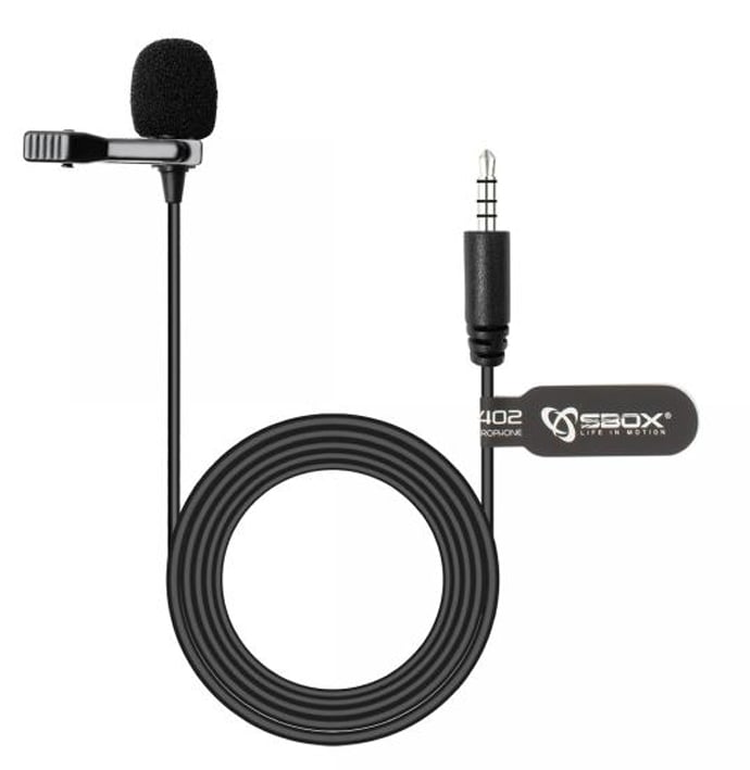 Microfono Lavalier Condensatore Omnidirezionale 3.5mm Adattatore PC