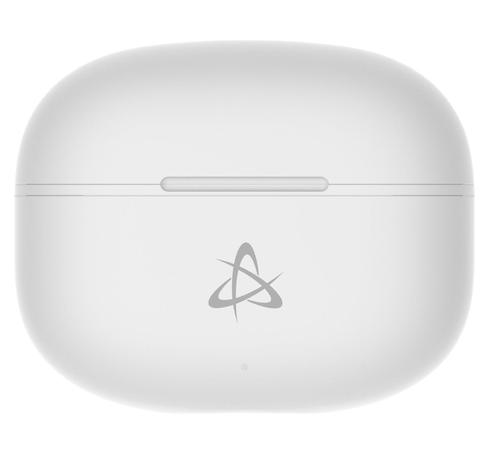 Auricolari Wireless BT v5.3 Cancellazione del Rumore con Custodia di Ricarica 2 in 1 Bianco