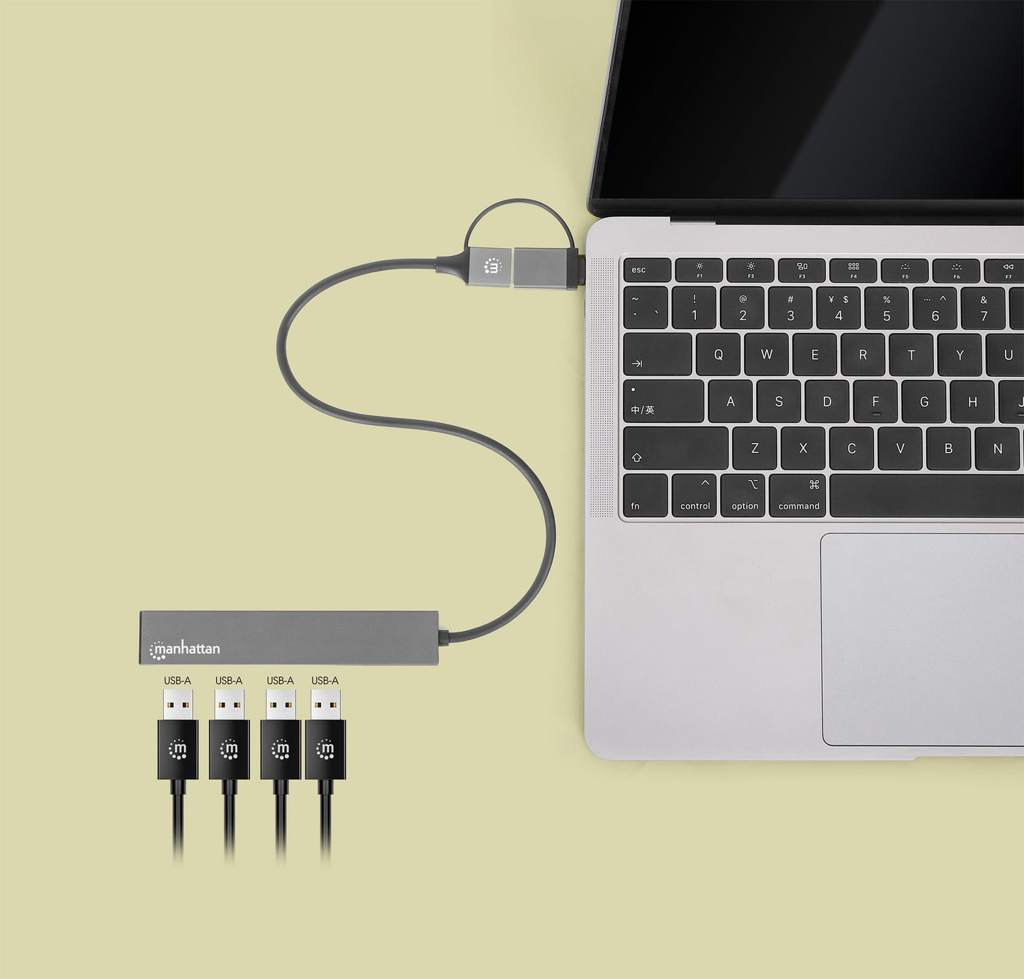 Hub USB-C 3.2 4 porte USB-A Ultra Slim