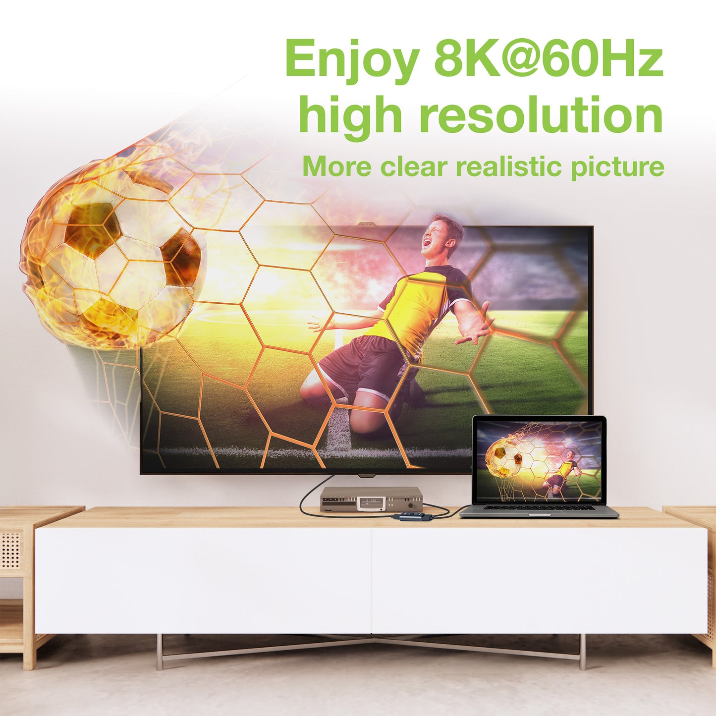 Switch HDMI 2 Porte Bidirezionale 8K 60Hz