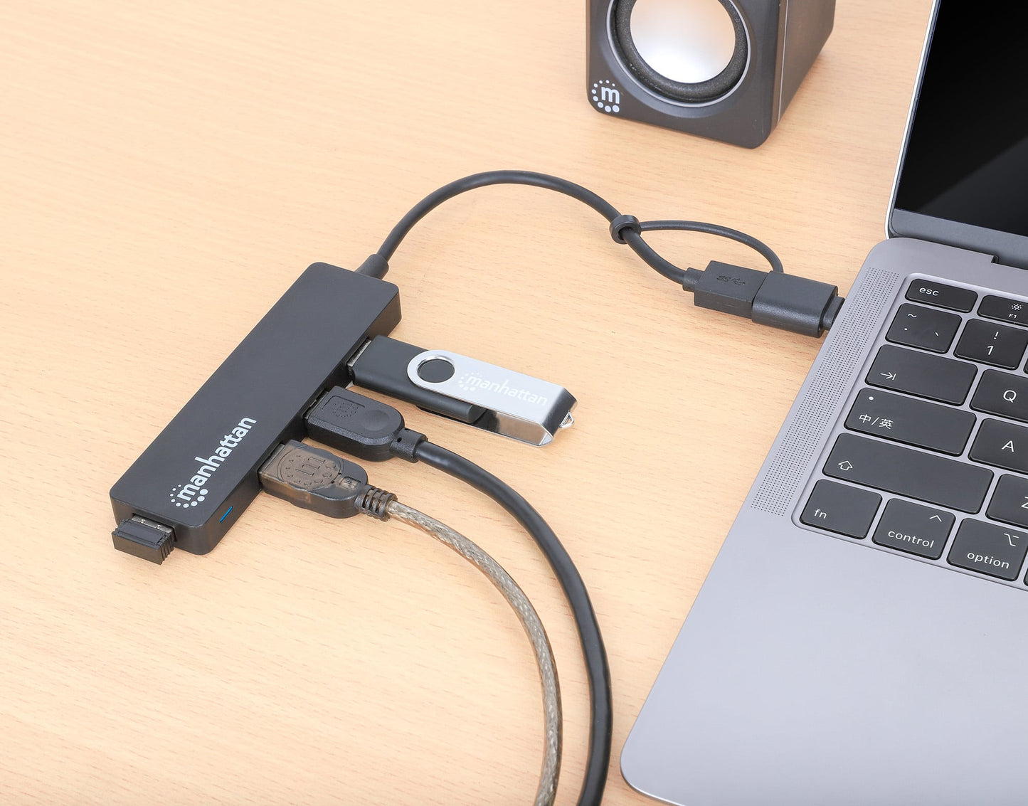 Hub USB 3.2 Gen1 4 Porte Combo USB-A e USB-C