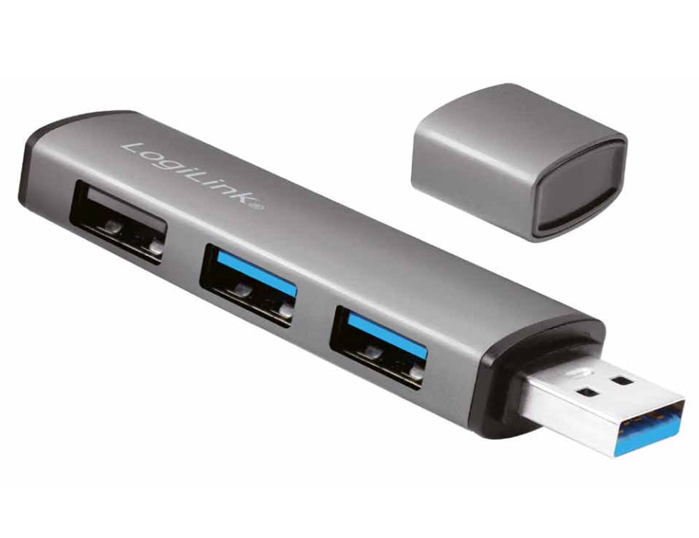 Hub USB 3.2 Gen2 3 Porte tipo A compatto