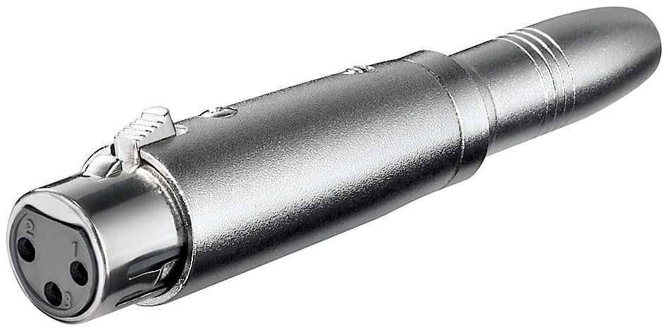 Adattatore XLR Cannon Femmina ad Audio 6,35mm Femmina Mono