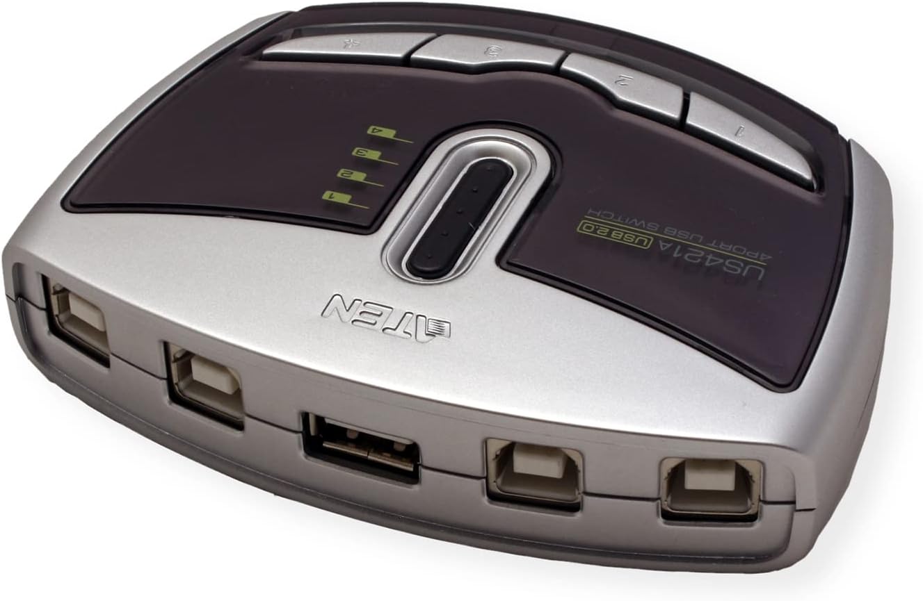 Switch per Periferiche USB 2.0 a 4 porte, US421A