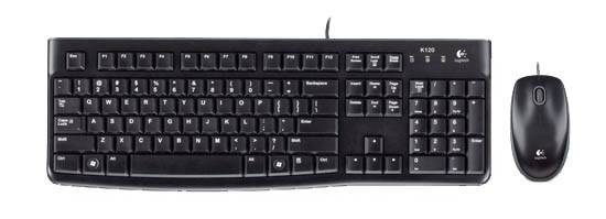 TASTIERA CON MOUSE LOGITECH CON FILO MK120 USB