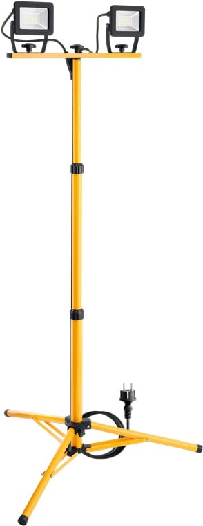 Faretto da lavoro a LED con Treppiede Telescopico 2x20W