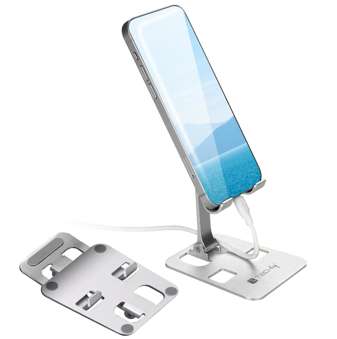 Supporto Universale Porta Smartphone e Tablet Regolabile e Pieghevole