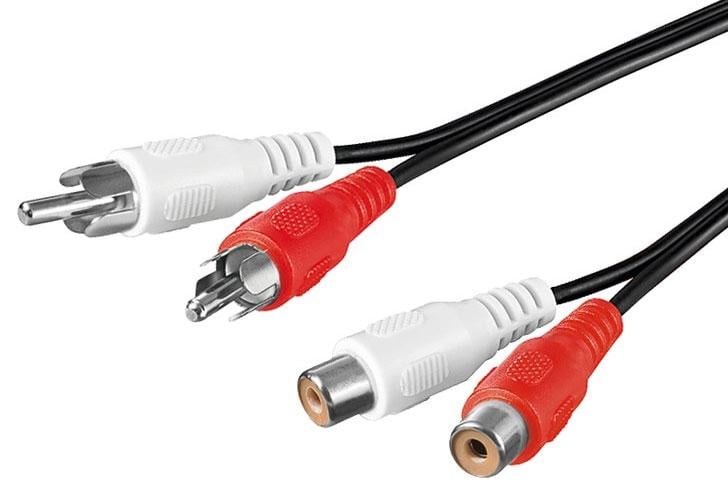 Cavo Prolunga M/F 2xRCA 5mt