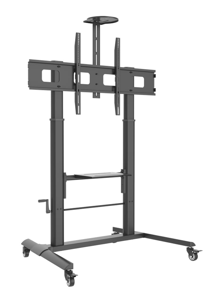 Supporto a Pavimento per TV con Altezza Regolabile per TV da 52'' a 110''