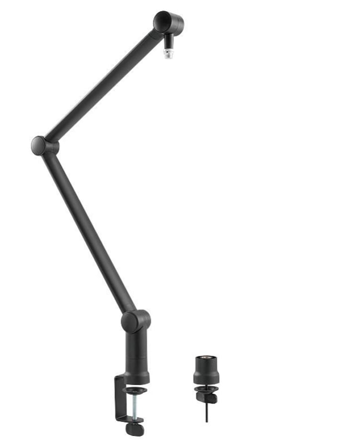 Asta per Microfono con Braccio Regolabile Nero