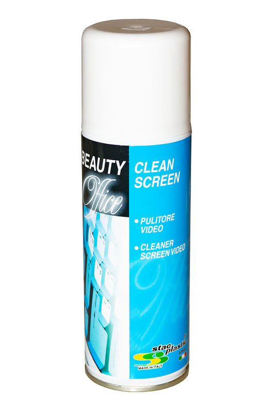 SPRAY CLEAN SCREEN SCHIUMA ANTISTATICA PER PULIZIA MONITOR LCD E PARTI OTTICHE 200ML