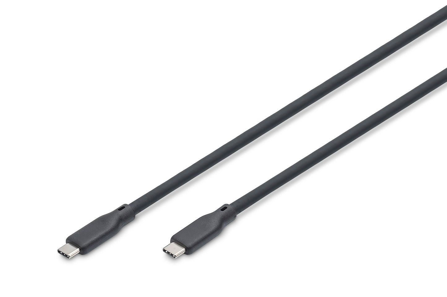 CAVO GUAINA SILICONE USB-C / USB-C 1m, USB 3.2 Gen2, 10G, 4K, 100W, NERO