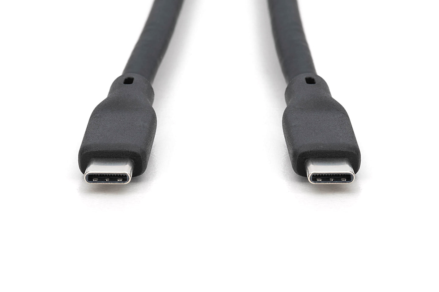 CAVO GUAINA SILICONE USB-C / USB-C 1m, USB 4.0 Gen3, 40G, 240W, 8K, NERO