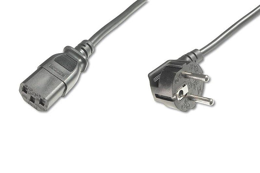 CAVO ALIMENTAZIONE SCHUKO 90° -C13 MT 1,80