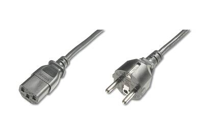 CAVO ALIMENTAZIONE 10/16 AMPERE 250 V-VDE SPINA DRITTA PRESA IEC DRITTA MT.1.20