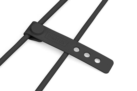 DIGITUS Cavo di collegamento in silicone Lightning,USB-A-Lightning 1 mt, nero