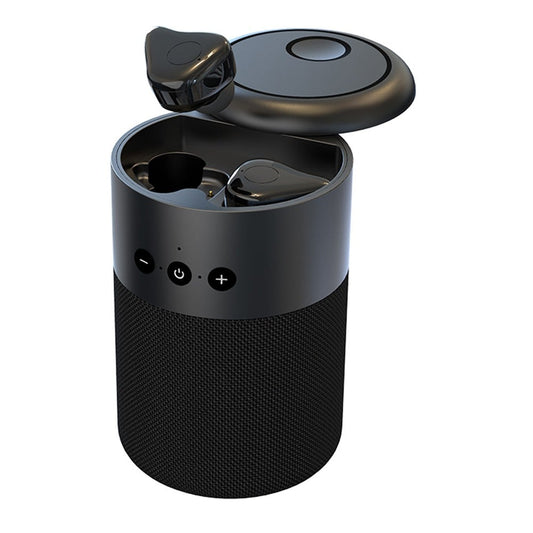Altoparlante BT v5.1 con Auricolari Wireless e Custodia di Ricarica 2 in 1
