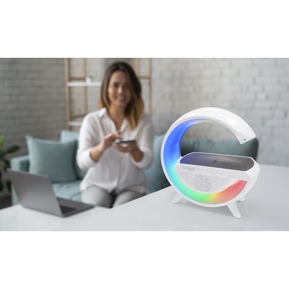 Altoparlante Bluetooth v5.3 con Luce LED e Ricarica Wireless, TX-264