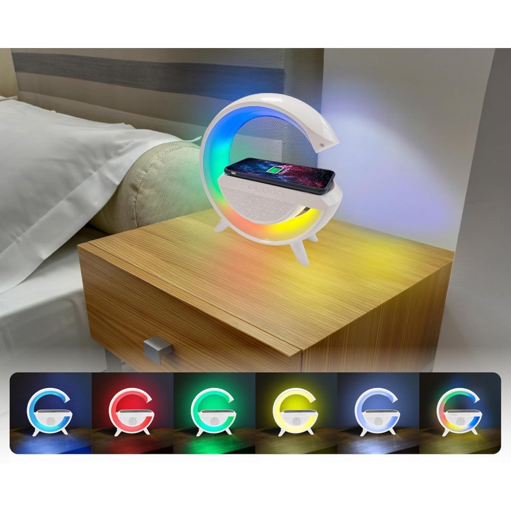 Altoparlante Bluetooth v5.3 con Luce LED e Ricarica Wireless, TX-264