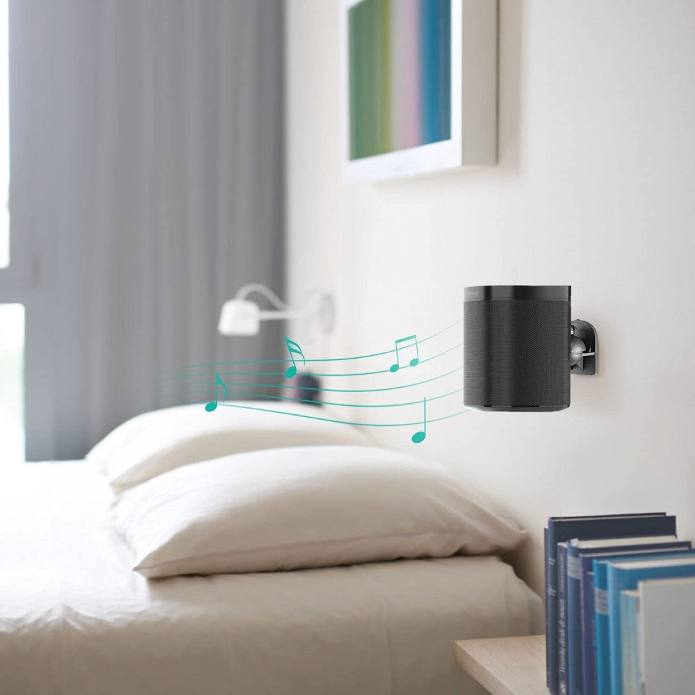 Coppia Staffe Speakers a Parete Universali Regolabili