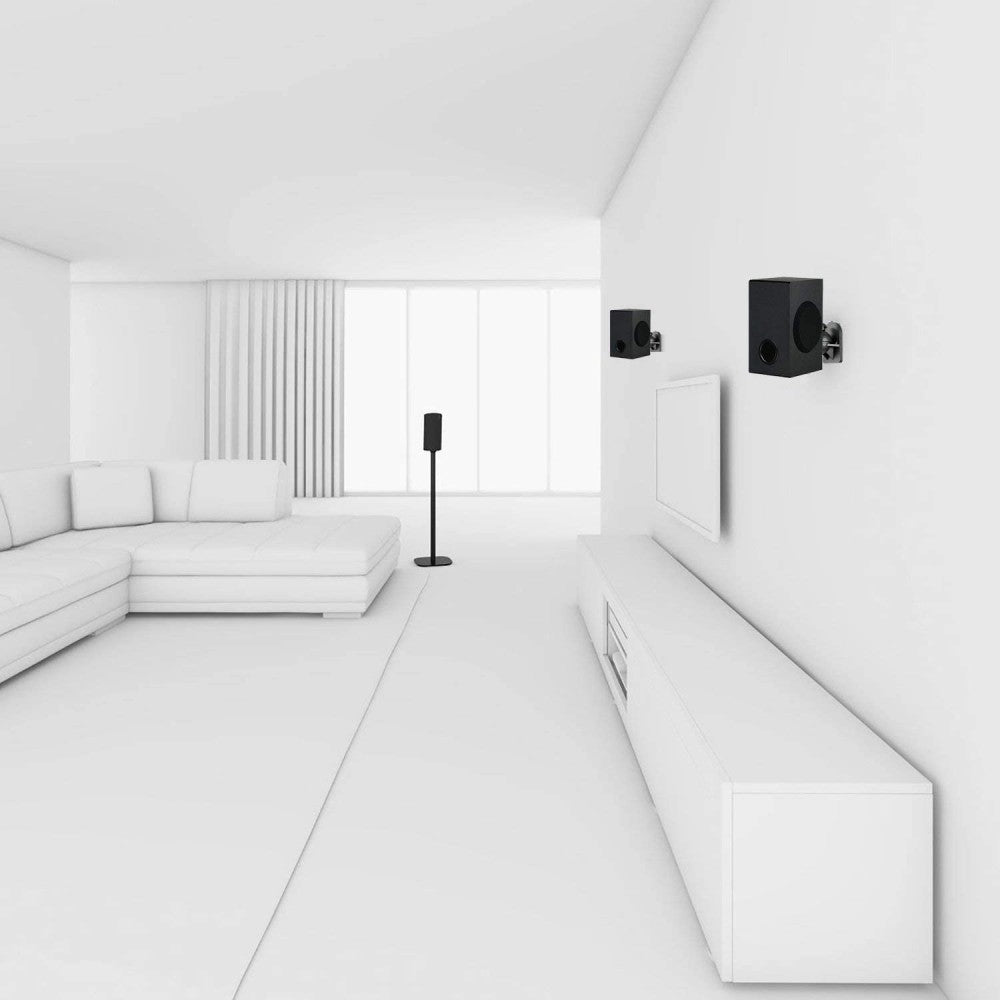 Coppia Staffe Speakers a Parete Universali Regolabili