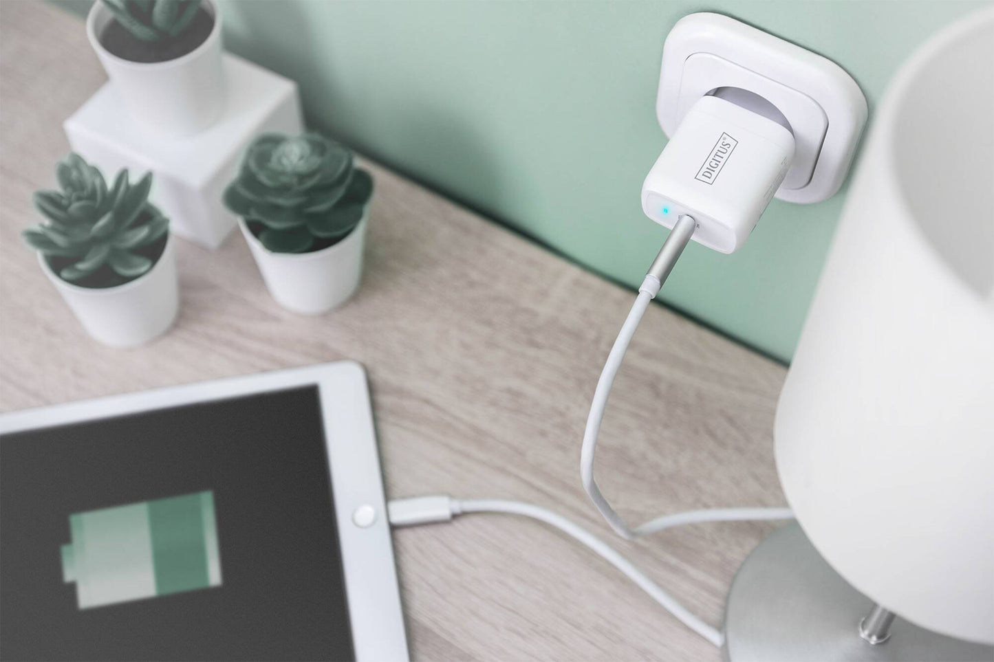 DIGITUS Adattatore di ricarica universale, USB-C?, 20 W